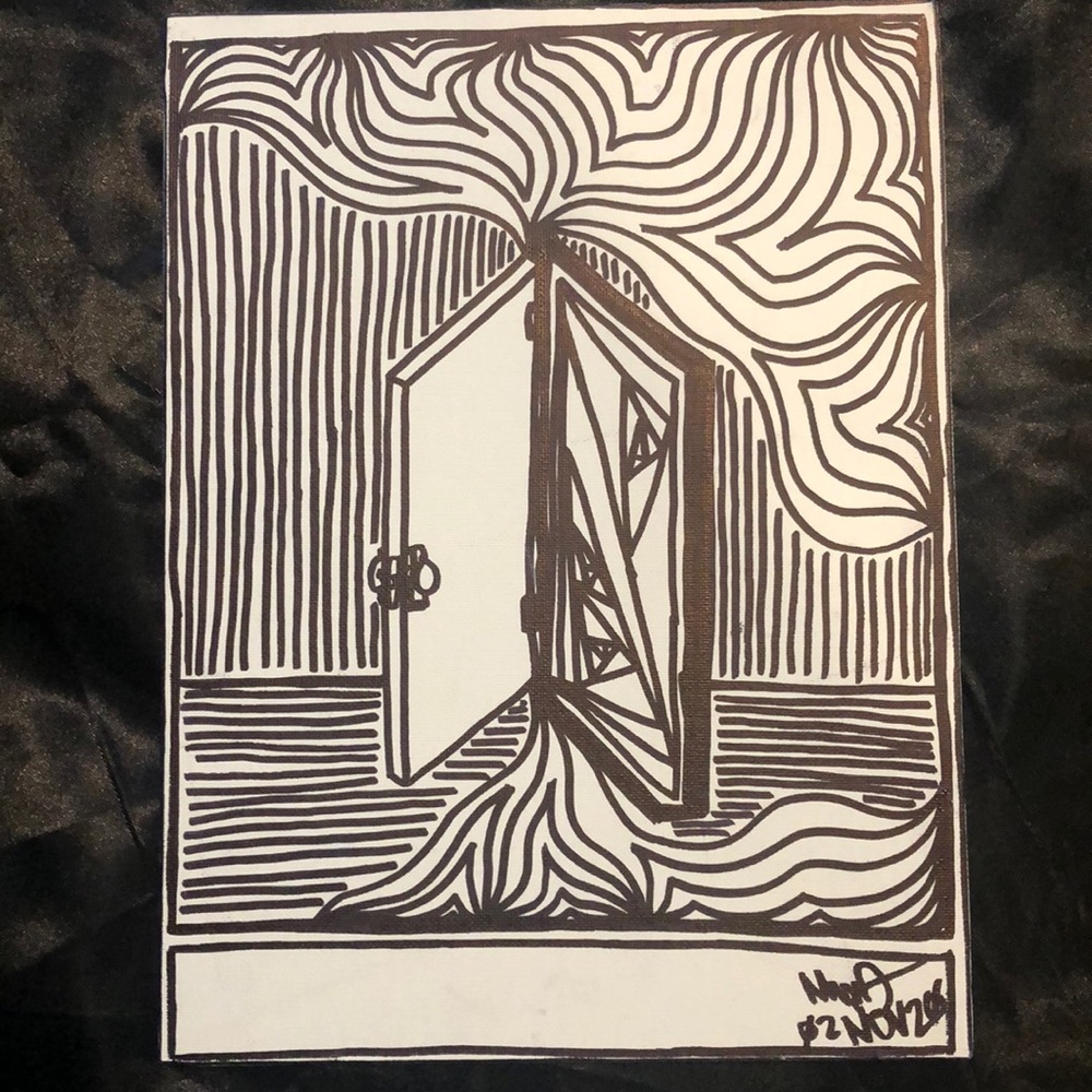 ToadLeNior original Art Canvas